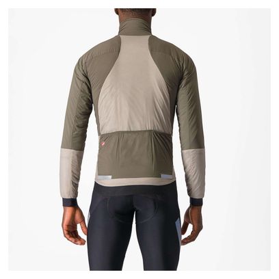 Castelli Fly Thermal Beige/Bruin Lange Mouw Jas