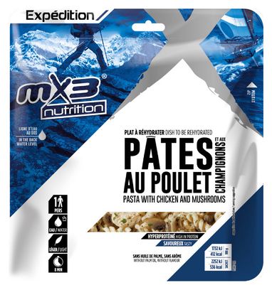 Freeze-dried MX3 Chicken and Mushroom Pasta 130g