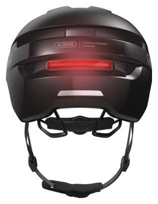 Abus Purl-Y Ace Velvet Urban Helm Zwart