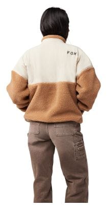 Sudadera con capucha y cremallera Fox Survivalist paramujer, marrón