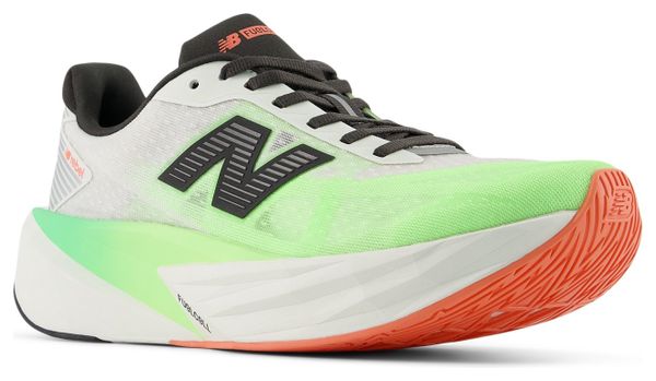 Zapatillas de running New Balance FuelCell Rebel v5 Ekiden Blanco/Verde/Rojo Mujer
