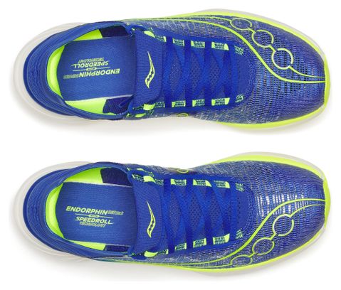 Saucony Endorphin Elite 2 Hardloopschoenen Blauw/Geel Unisex
