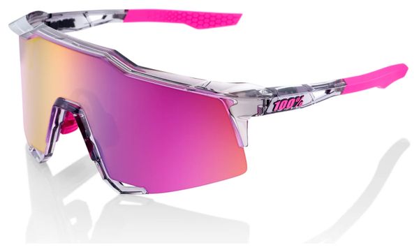 100% Speedcraft Sonnenbrille Tokyo Night Clear / Purple Multilayer Mirror