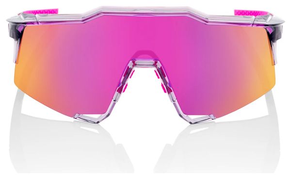 100% Speedcraft Sonnenbrille Tokyo Night Clear / Purple Multilayer Mirror