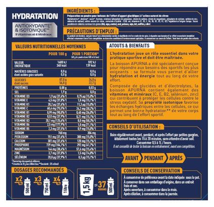 Apurna Energy Drink Doypack Lemon 1.5kg