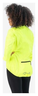 Veste Velo Pluie Vent Rogelli Core - Femme - Jaune