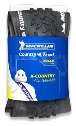 Michelin Country Trail MTB Tyre Folding 26'' Tubeless Ready Black