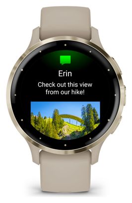 Montre de Sport Garmin Venu 3S Beige Or