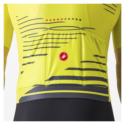 Castelli Climber's 4.0 Short Sleeve Jersey Yellow/Blue