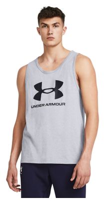 Under Armour Sportstyle Logo Tank Gris Hombre