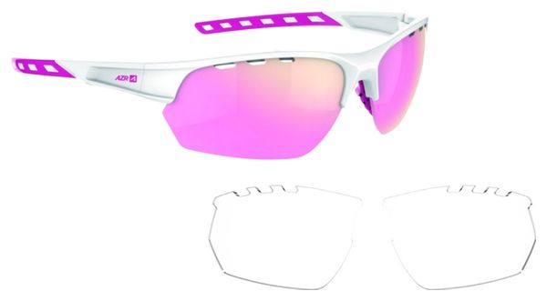 AZR Izoard Wit Roze Scherm + Helder Scherm set