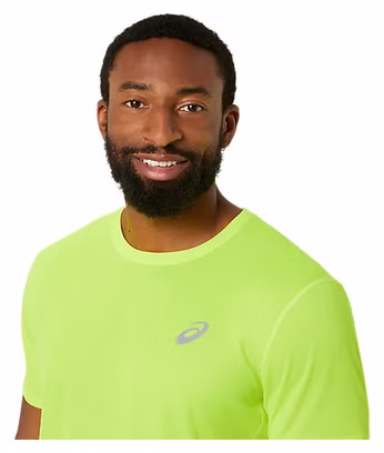 Asics Core Run Yellow Heren Jersey met korte mouwen