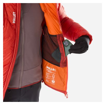Doudoune Millet Kamet Orange Homme