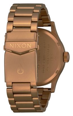 Nixon Sentry Unisex Bronze/Black Steel Watch