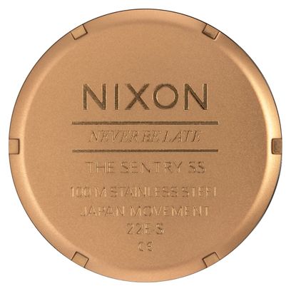 Reloj Nixon Sentry Unisex Bronce/Acero Negro