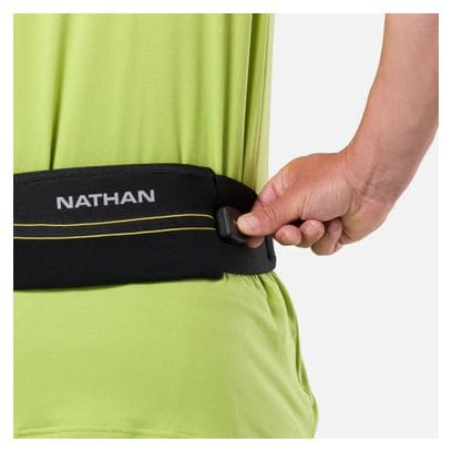 Ceinture Nathan Laser Light 5K Noir Jaune Fluo Haute visibilité