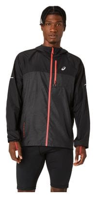 Veste coupe-vent Asics Fujitrail Packable Noir Homme