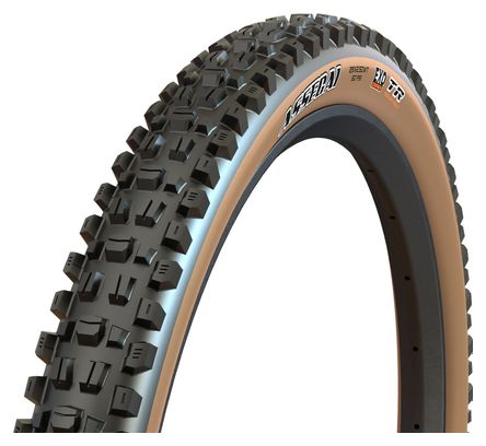 Pneu VTT Maxxis Assegai 29'' Tubeless Ready Souple Exo Protection Dual Compound Flancs Beiges Tan