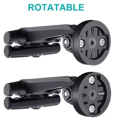 Support Arrière pour Garmin Varia - Fixation Antidérapante pour Rail de Selle