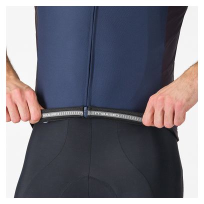 Maillot Castelli Entrata 6 de manga corta Azul/Rojo Hombre