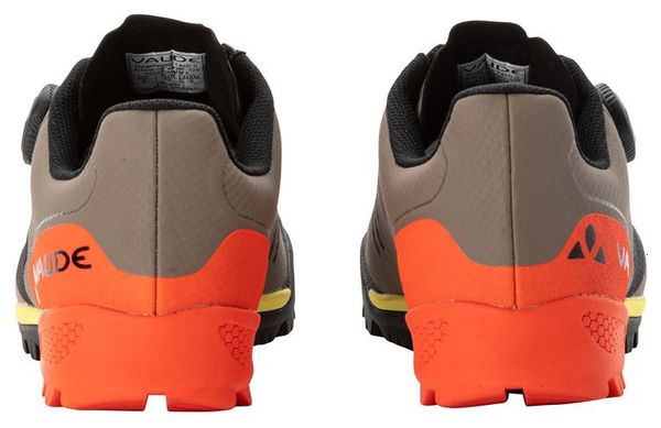 Unisex Vaude Downieville Tech II MTB schoenen Bruin/Oranje