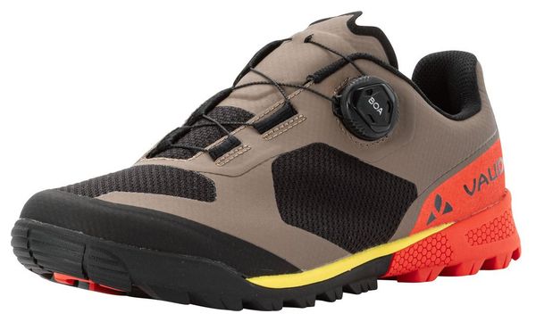 Unisex Vaude Downieville Tech II MTB schoenen Bruin/Oranje