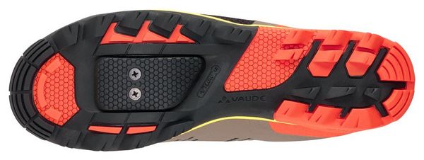 Unisex Vaude Downieville Tech II MTB schoenen Bruin/Oranje