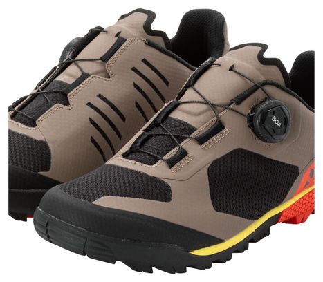 Unisex Vaude Downieville Tech II MTB schoenen Bruin/Oranje