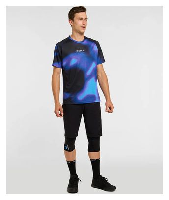 Maglia a manica corta Dharco Blue Black da uomo