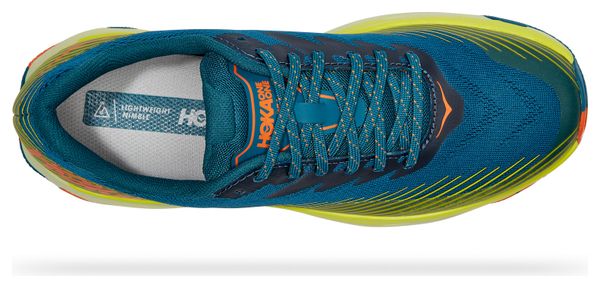 Chaussures de Trail Hoka One One Torrent 2 Bleu Jaune orange