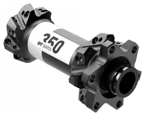 DT Swiss 350 Straightpull Front Hub | 28 Holes | Boost 15x110 mm | 6-Bolt | Black