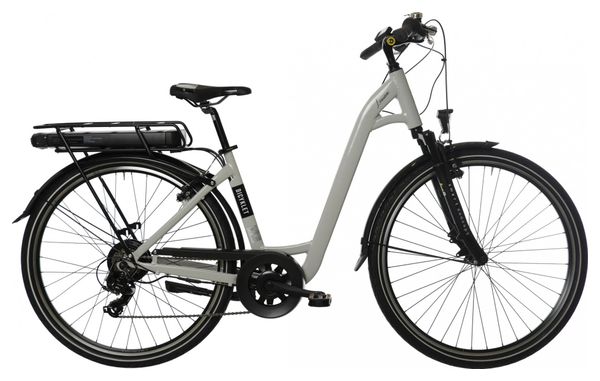 Vélo de Ville Électrique Bicyklet Louison Shimano Tourney 6V 400 Wh 700 mm Gris