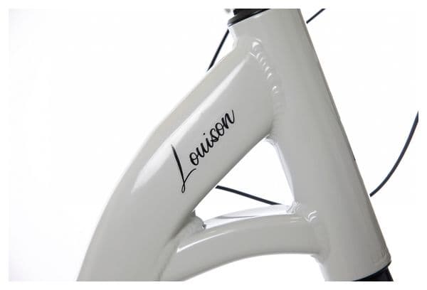 Bicyklet Louison Elektro-Stadtfahrrad Shimano Tourney 6S 400 Wh 700 mm Grau