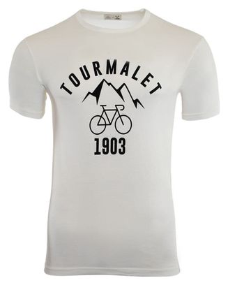 T-Shirt Manches Courtes LeBram x Sport d'Epoque Tourmalet Marshmallow