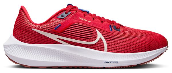 Zapatillas de Running Nike Air Zoom Pegasus 40 Rojo Blanco