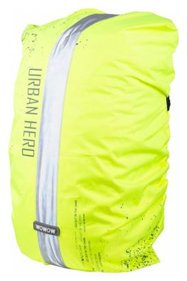 Couvre-Sac à dos Réfléchissant WOWOW Bag Cover Urban Hero Yellow 30-35L
