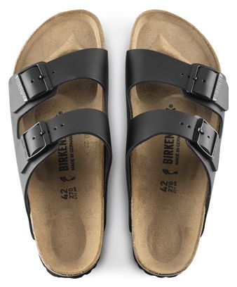 Birkenstock Arizona Cuir naturel Narrow Noir