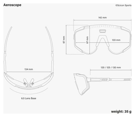 SCICON Aeroscope Multimirror Blue / Crystal Brille