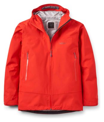 Giacca impermeabile RAB Namche Gore-Tex rossa da uomo