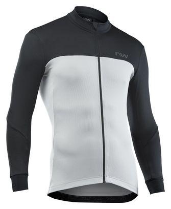 Northwave Force 2 Langarmtrikot Grau/Schwarz für Herren