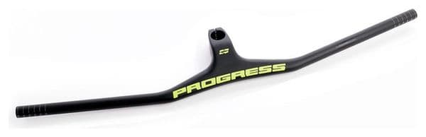 Combo cintre/potence Progress PG-235 Carbon Cockpit 17º Jaune 90mm