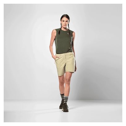 Pantalones cortos Salewa Puez Talvena beige para mujer