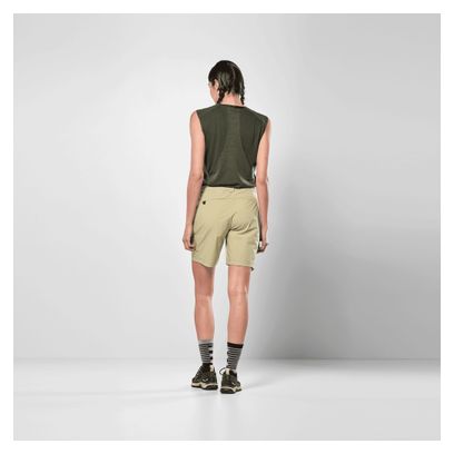Pantalones cortos Salewa Puez Talvena beige para mujer