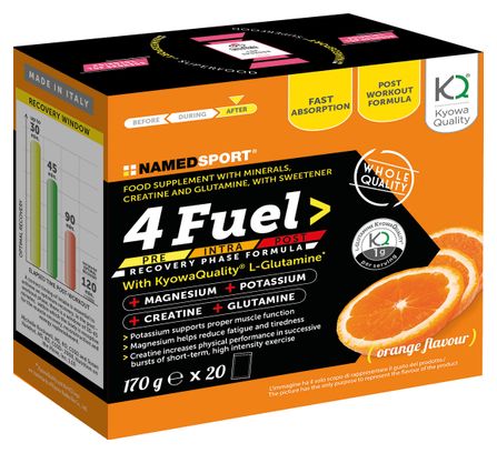 Complément Alimentaire NamedSport 4Fuel Orange 20 Sachets