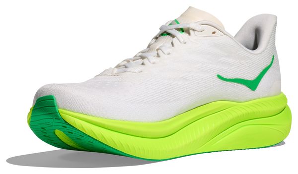 Zapatillas Hoka Mach 6 Blanco/Verde Hombre