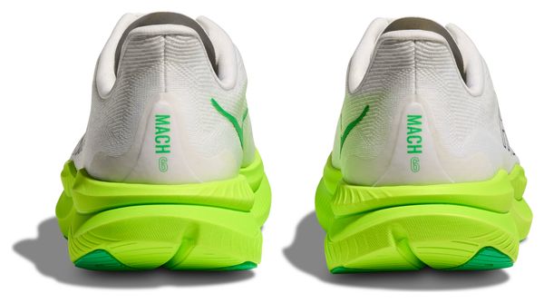 Zapatillas Hoka Mach 6 Blanco/Verde Hombre