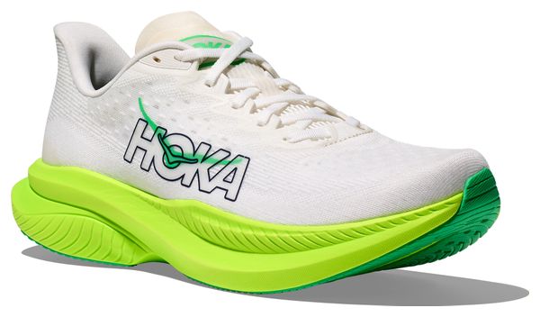 Zapatillas Hoka Mach 6 Blanco/Verde Hombre