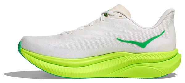 Zapatillas Hoka Mach 6 Blanco/Verde Hombre