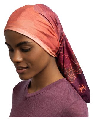 Buff Original Unisex EcoStretch Bordeaux/Koraal Choker