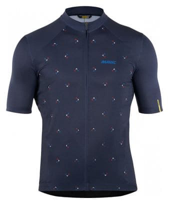 Mavic Cosmic Blue M korte mouw trui